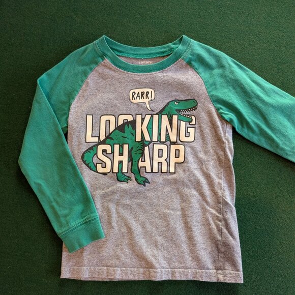 Bundle Boy's Dinosaur Long Sleeve T-shirts 5T 💙 - Picture 12 of 13